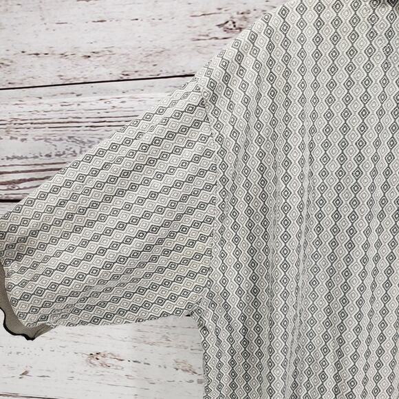 AM PLAYER Gray  100%Cotton Golf Polo Shirt Size Large - Picture 11 of 12